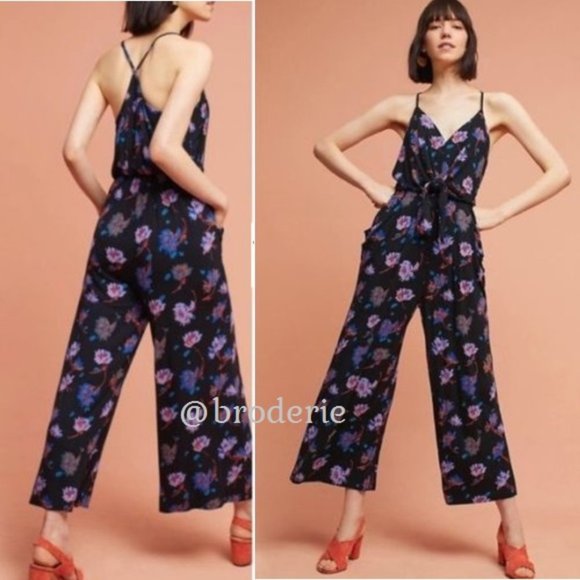 Anthropologie Pants - NEW Anthropologie Willa Tie-Waist Jumpsuit